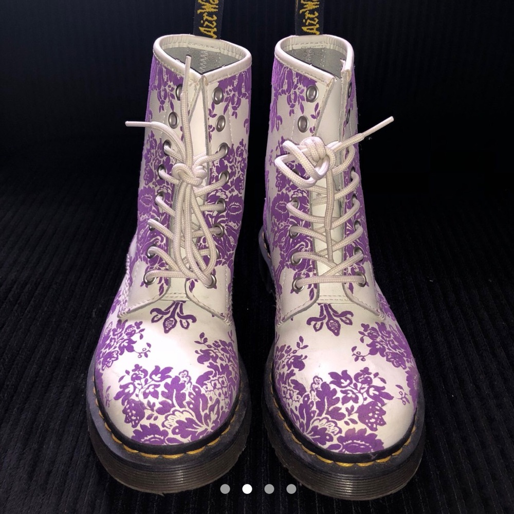 LE Flocked Dr. Martens
